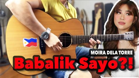 Babalik Sayo Moira Dela Torre Instrumental Guitar Karaoke Cover With