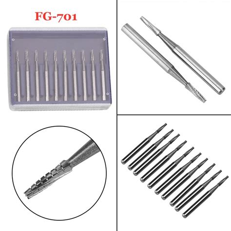 Pcs Dental Tungsten Carbide Burs Fg Diamond Bur Drills High Speed