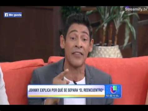 Johnny Lozada Habla Sobre Los Problemas Con El Reencuentro Agosto