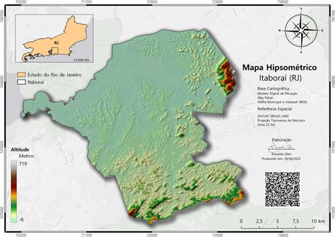 Mapa Hipsométrico Spatialnode