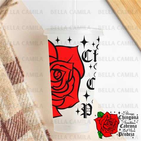 Chingona 24oz Uv Dtf Cup Wrap Bella Camila Accessories And More