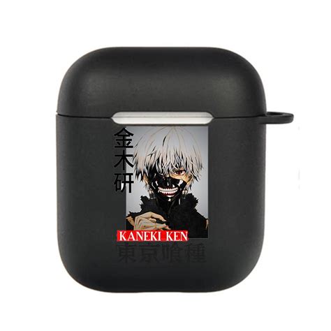 Cheap Japanese Anime Tokyo Ghoul Airpods Case For Airpods 3 2 1 Pro Black Wireless Bluetooth