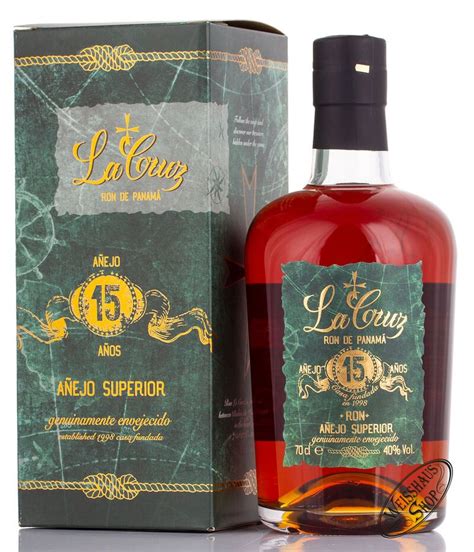 La Cruz Ron De Panama 15 YO Rum 40 Vol 0 70l Weisshaus Shop