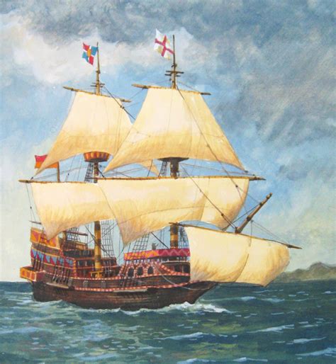 Galleon Ship Painting at PaintingValley.com | Explore collection of ...