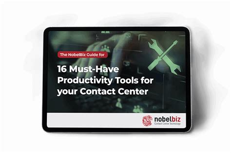 16 Must Have Productivity Tools For Your Contact Center Ebook