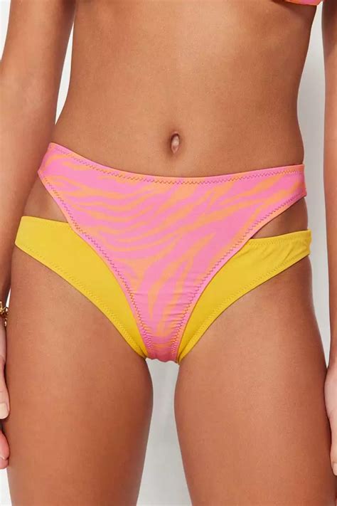 Buy Trendyol Color Block Bikini Bottom Online Zalora Singapore