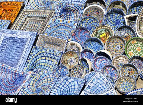 Tunisia Ceramic Art Pottery Arab Hi Res Stock Photography And Images