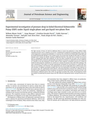 2021 05 Experimental Investigation Of Pressure Drop In Failed