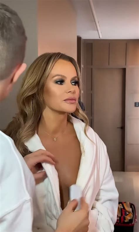 Amanda Holden 52 Strips Nude In Cheeky Clip As She Glams Up Ahead Of