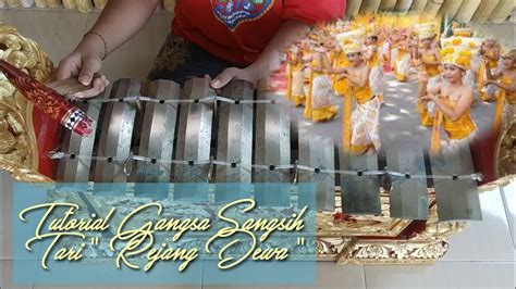 Tutorial Gangsa Sangsih Tari Rejang Dewa Oleh Sanggar Seni Suara