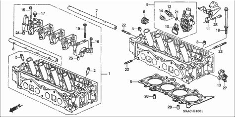 2004 Honda Civic Engine Parts Diagram