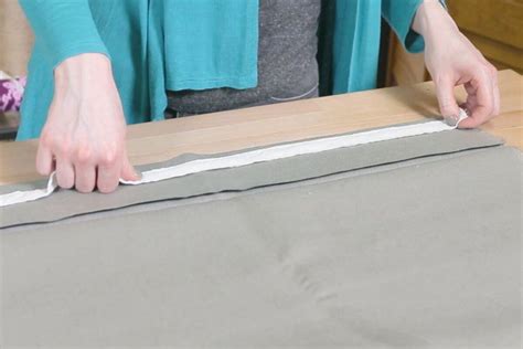 How To Use Weighted Drapery Tape Ofs Makers Mill Drapery Curtain