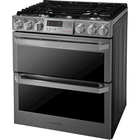 LG SIGNATURE 7 3 Cu Ft Self Cleaning Slide In Double Oven Dual Fuel