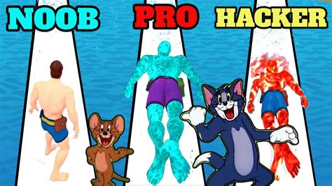 NOOB Vs PRO Vs HACKER Dna Evolution 3D With Tom And Jerry DigiOn