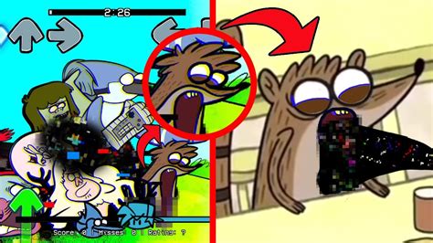 Reference In Corrupted Regular Show Fallen Power FNF X Pibby Come