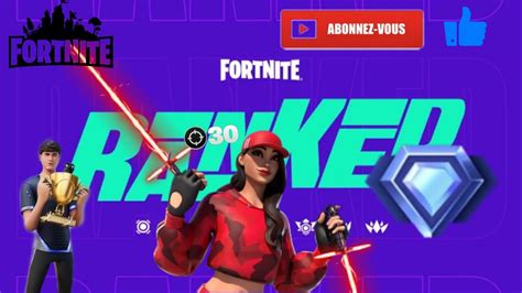 Live Fortnite FR Manette Ranked Ont Rush Diamant YouTube