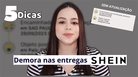 COMPRAS DA SHEIN ATRASADA ou sem atualização no rastreio O Que fazer