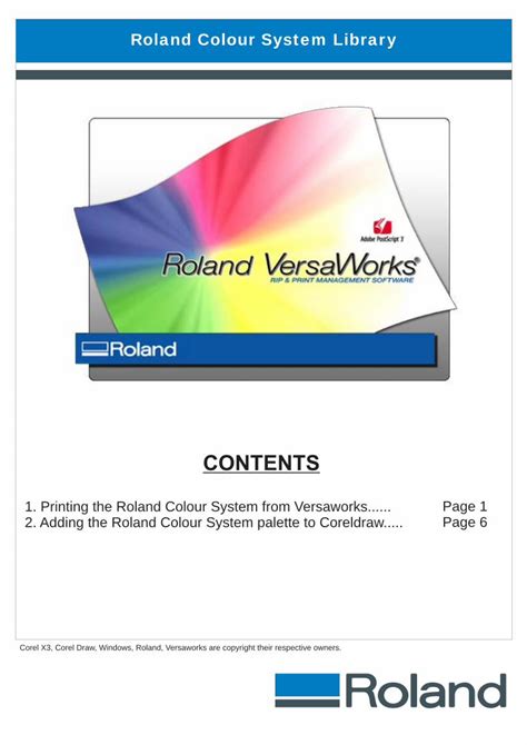 PDF Roland Color System Jon Telpro Co Zajon Telpro Co Za Wp Content