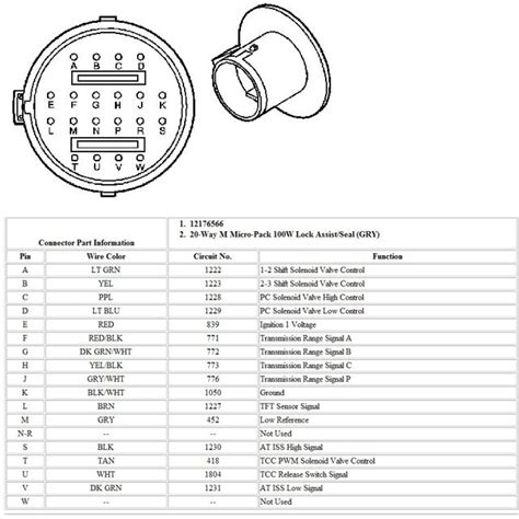 T E Transmission Wiring Harness Diagram