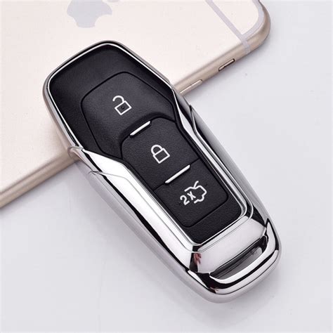 Funda De TPU Para Llavero De Coche Accesorio Para Ford Fusion Mondeo