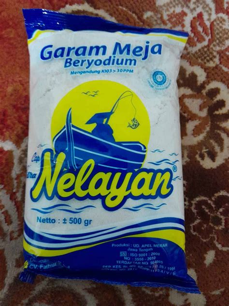 Garam Meja Cap Nelayan Gr Lazada Indonesia