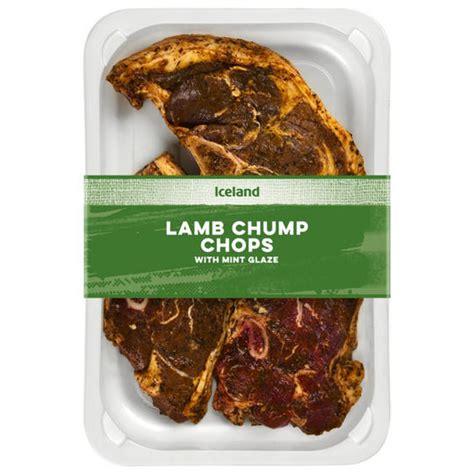 Iceland Lamb Chump Chops With Mint Glaze 300g Lamb Iceland Foods