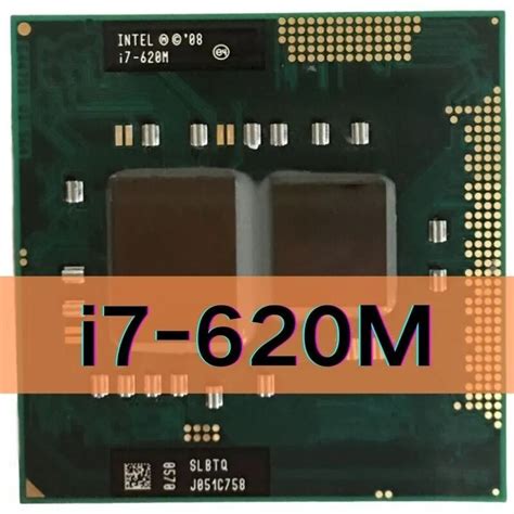 Orijinal Intel Core I7 620m I7 620M SLBTQ SLBPD Ift Ekirdekli Diz St I