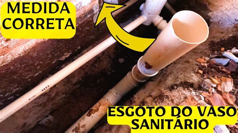 Medida Da Parede Ate O Cano Do Vaso Detalhado Youtube