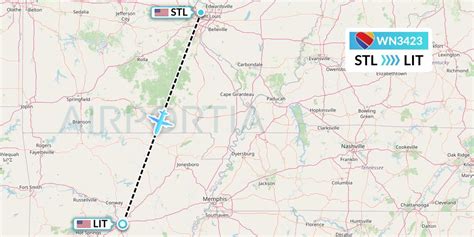 Wn3423 Flight Status Southwest Airlines St Louis To Little Rock Swa3423