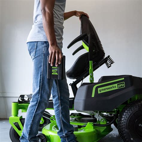 Greenworks Volt Crossoverz Electric Zero Turn Riding Lawn Mower