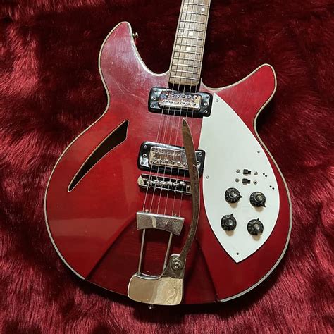 C 1960s Greco Er180 Mij Vintage Hollow Body Guitar Double Reverb