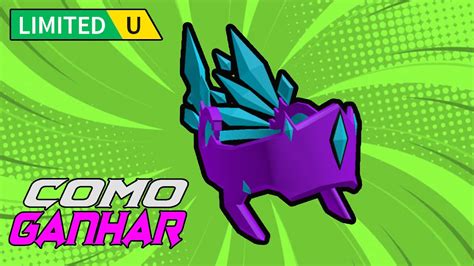 Como Pegar O Novo Item GrÁtis Limited Ugc Valk De Cristal Roxo Roblox Evento 2023 Youtube