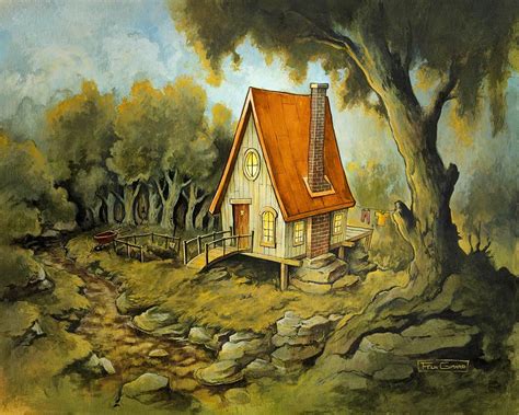 La Maison dans la forêt Félix Girard Artiste peintre et