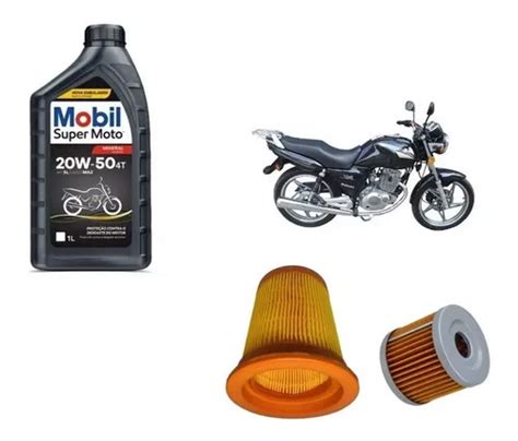 Kit Filtro De Ar E Leo Mobil Suzuki Yes Intruder