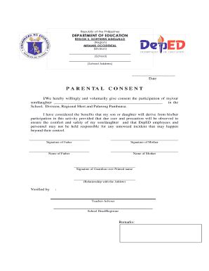 Depedmisocc Ph Fill And Sign Printable Template Online