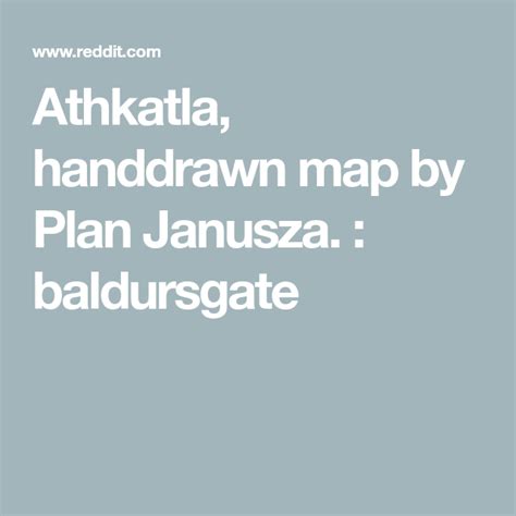 Athkatla Handdrawn Map By Plan Janusza Baldursgate How To Draw