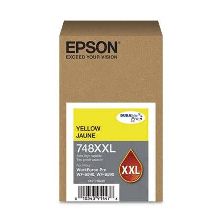 Epson 748XXL XL Amarillo Original Cartucho De Tinta Para WorkForce Pro