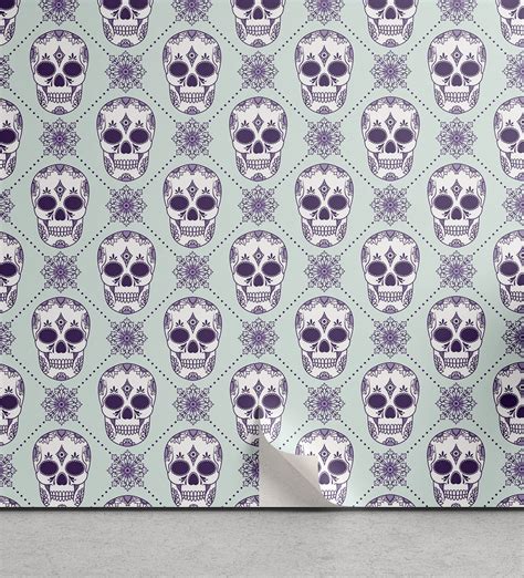 Ambesonne Geometric Peel Stick Wallpaper For Home Floral Damask