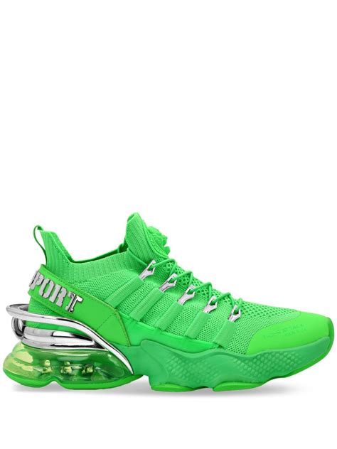 Philipp Plein Tiger Attack Gen X 04 Sneakers Green Farfetch