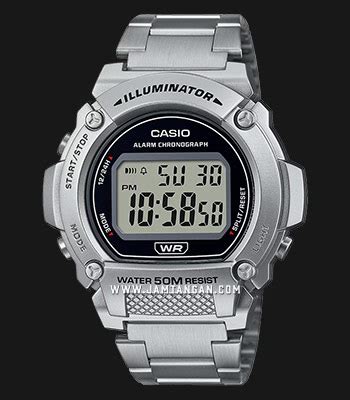 Casio General W Hd A W Hd Avdf Men Digital Dial Stainless Steel