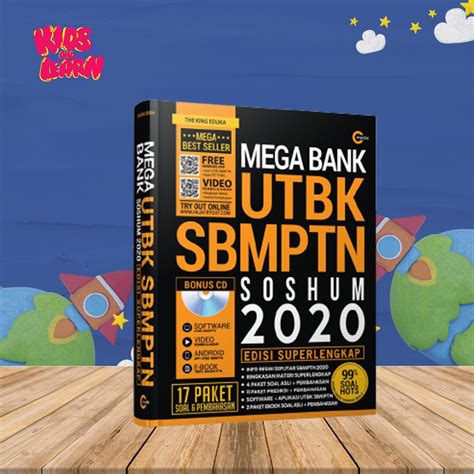 Jual Buku Belajar Pelajaran Soal Tes Utbk Sbmptn Mega Bank Soshum Sma