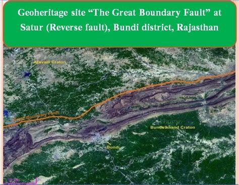 The Great Boundary Fault Is A Major Tectonic Lineament In The South