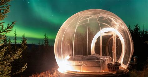 Sleep Under The Northern Lights In The Icelandic Buubble Hotel