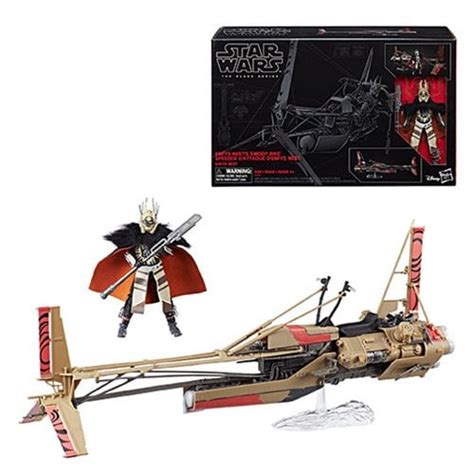 Star Wars The Black Series 6 Inch Swoop Bike Vehicle With Enfys Nest