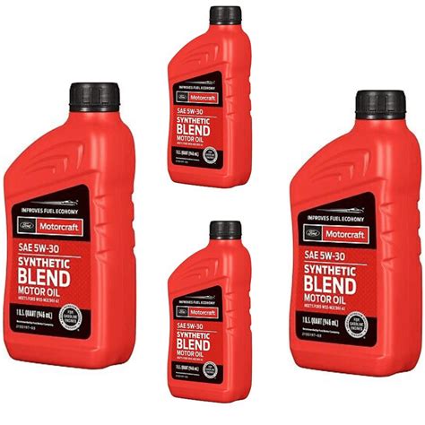 Motorcraft XO5W30Q1SP 5W 30 Oil Pack Of 4 Walmart