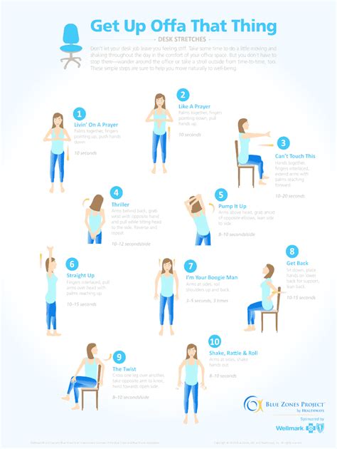 Printable Desk Exercises