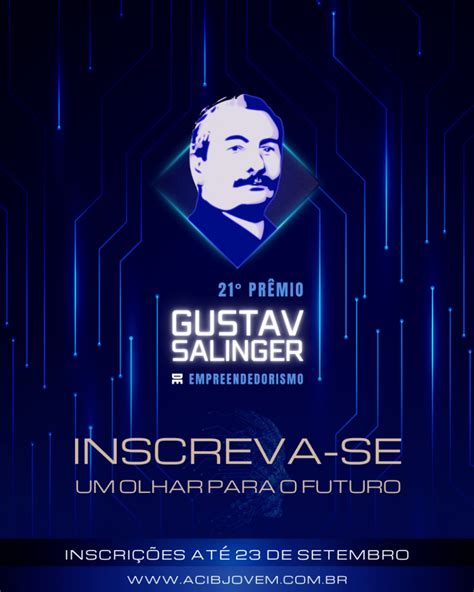 Jornal de Blumenau Inscrições para o 21º Prêmio Gustav Salinger de