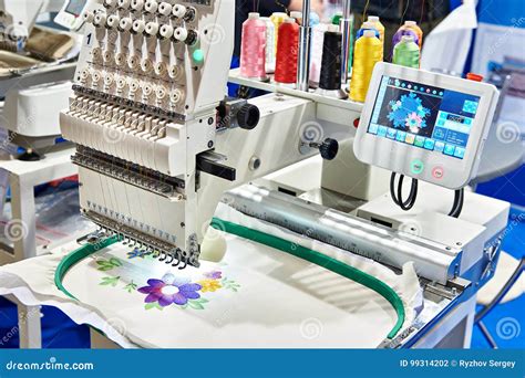 Embroidery Industrial Machine Stock Photo - Image of fabric, design: 99314202