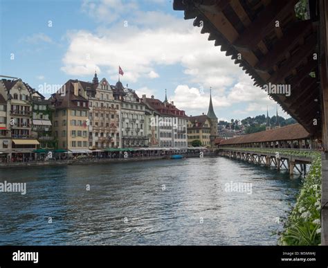 Luzern Chapel Bridge Stock Photo - Alamy