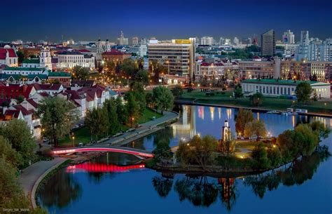 Минск с высоты полета дирижабля / фото